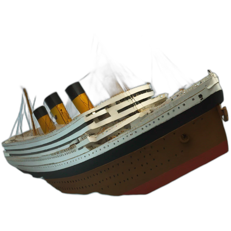 titanic sinking emoji