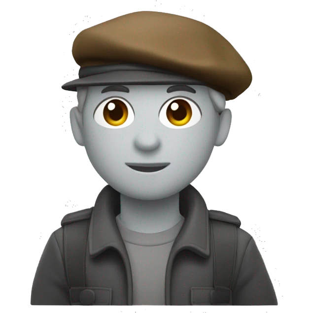 Béret  simple tout seul  emoji