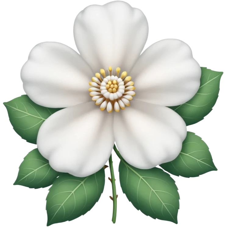 Cotton flower no fsce emoji