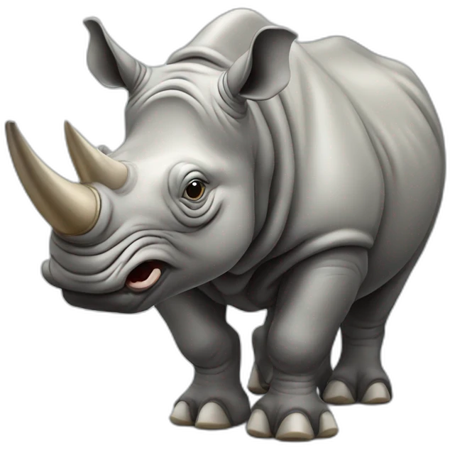 Hungry Rhinoceros emoji
