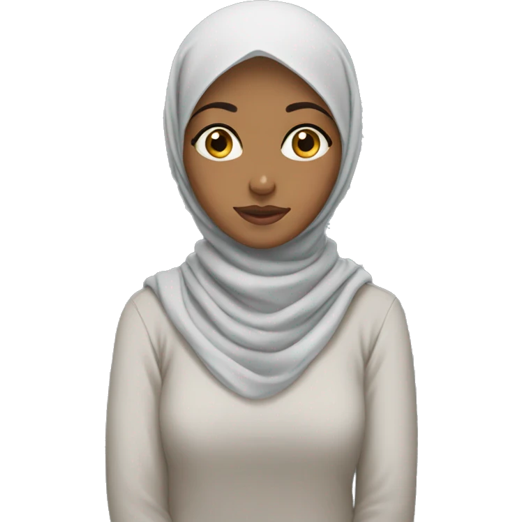 HIJABI GIRL WITH THE EYES CLOSED emoji