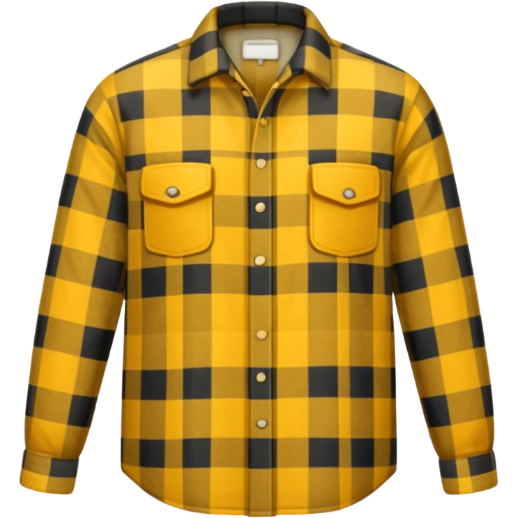 yellow lumberjack shirt emoji