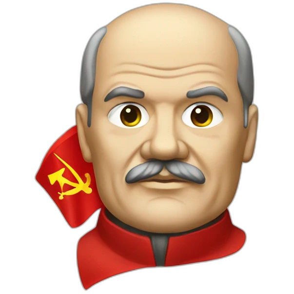 lenin with USSR flag emoji