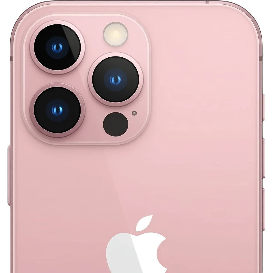 Create pink IPhone 17 pro max emoji