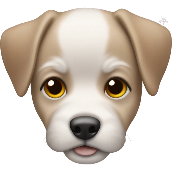 Christmas puppy emoji