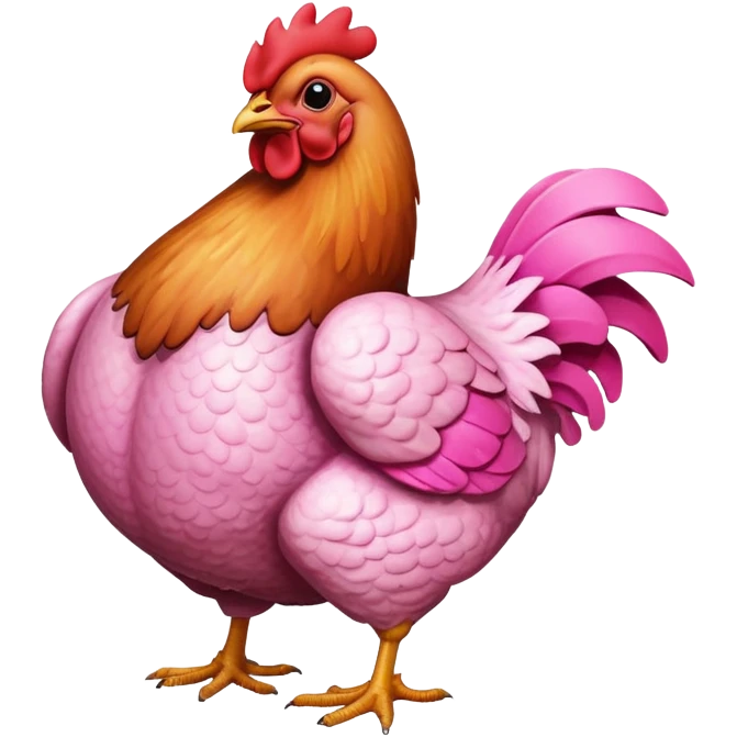Chicken butt  emoji