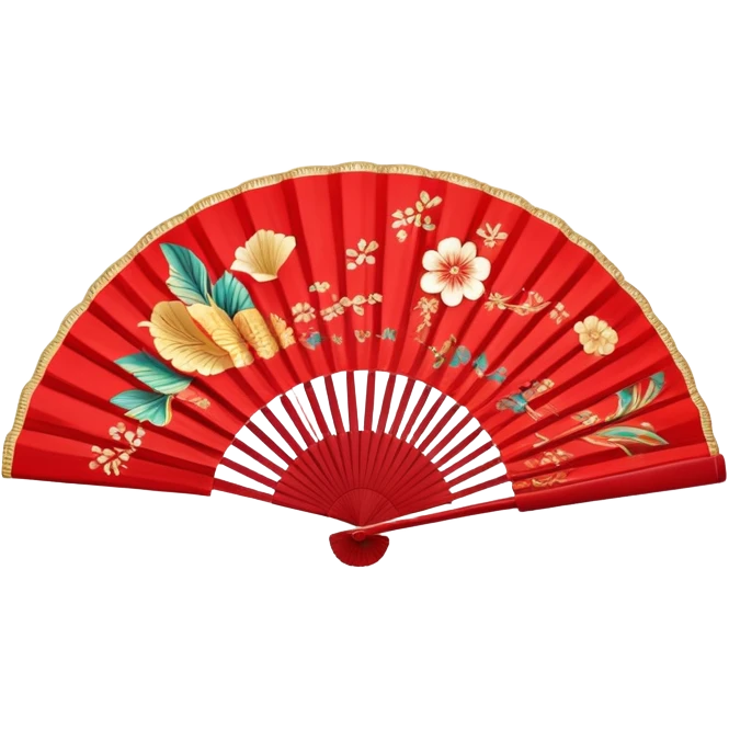 red fan emoji