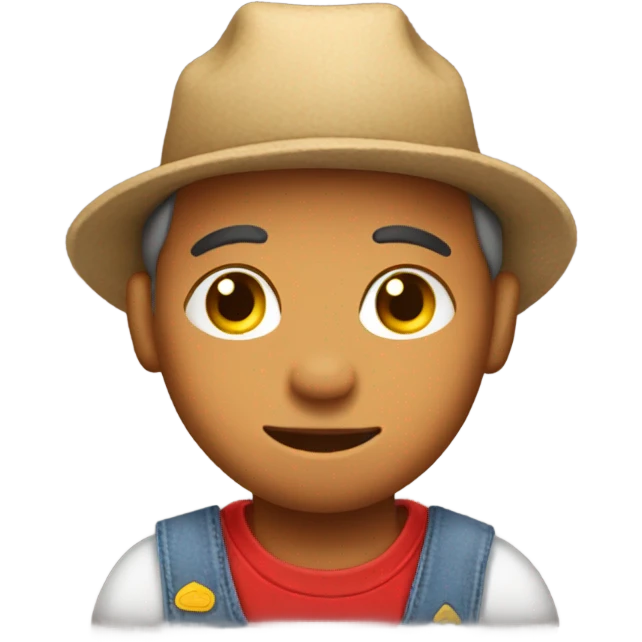 famer red shirt baby face emoji