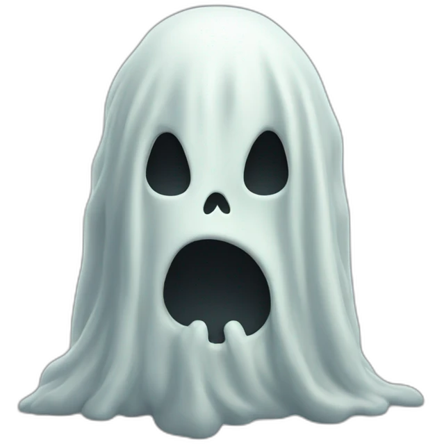 Stoned ghost emoji