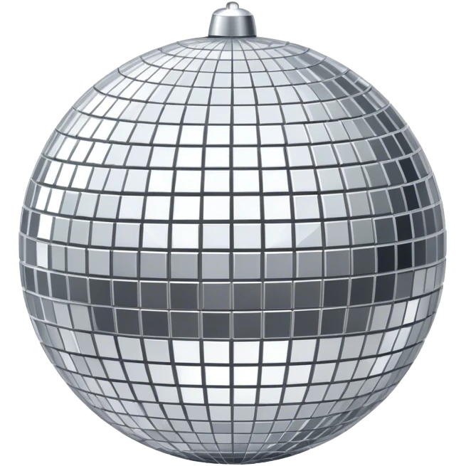 Silver disco ball emoji
