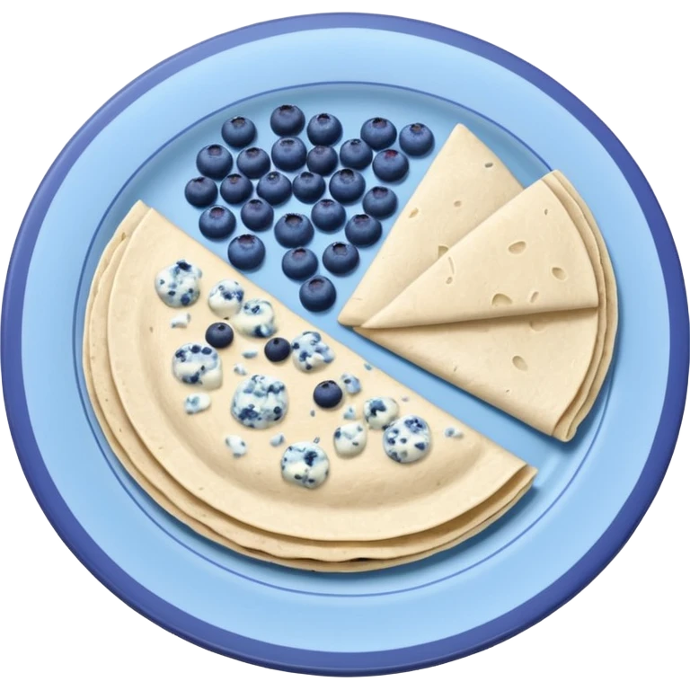 blue meal emoji