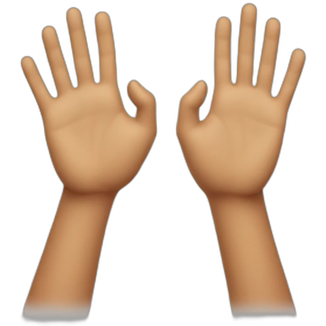 Cœur avec les mains emoji