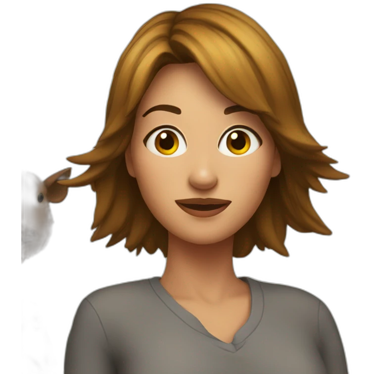 woman on wild boar emoji