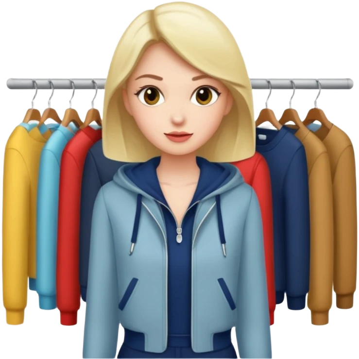 clothing store customer emoji