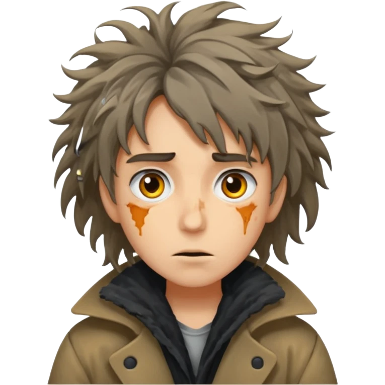 Crazy pedestrian emoji
