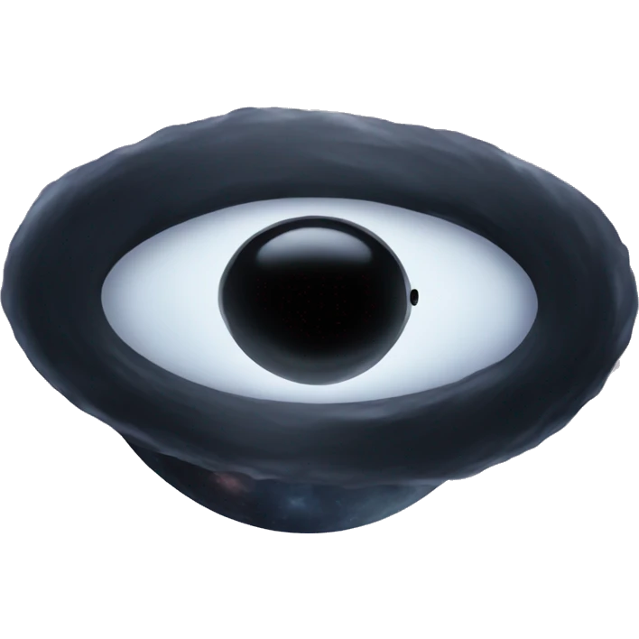 Black hole in space emoji