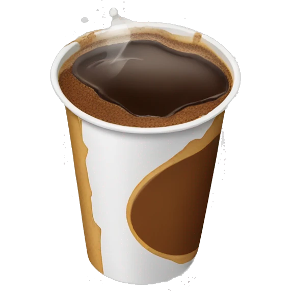 To Go coffe Spilled emoji