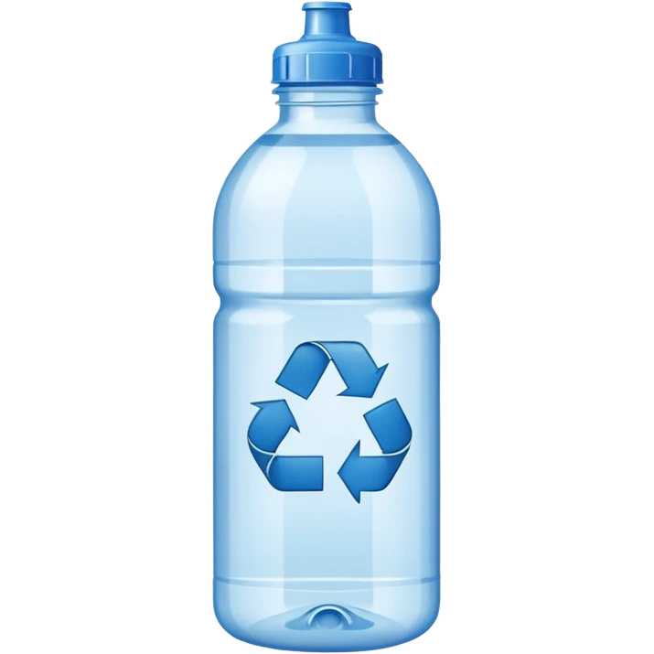 Plastic recyclable Water bottle emoji
