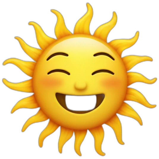 Sun emoji