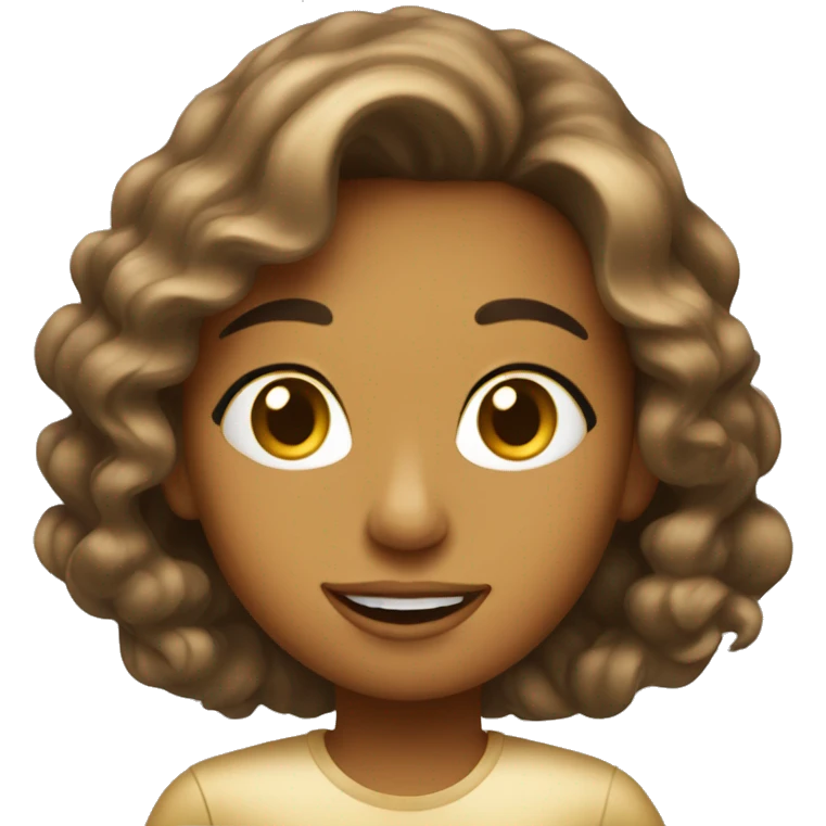 Rosie in golden col emoji