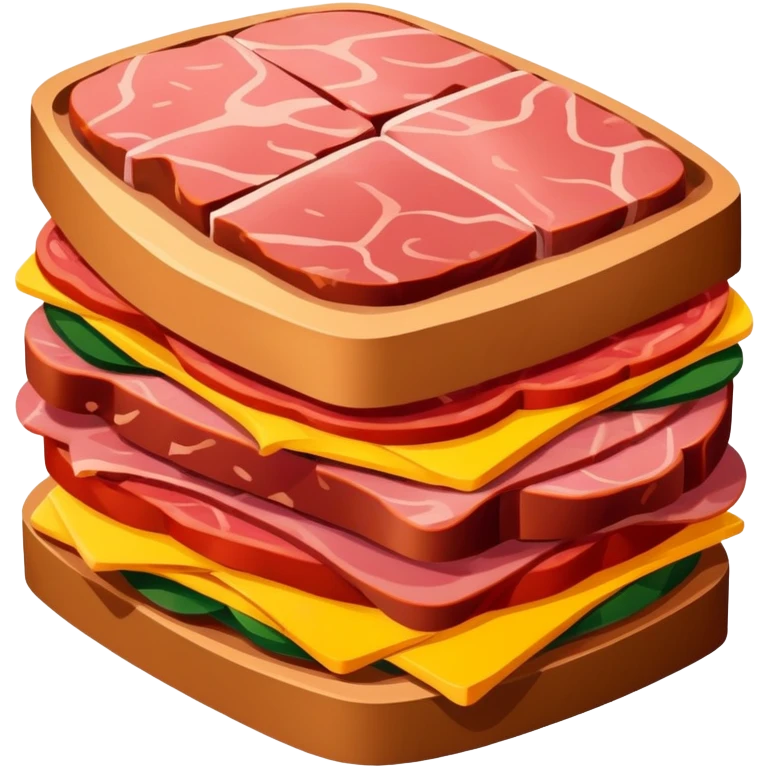 picasso abstract art SPAM MEAT Landscape  emoji