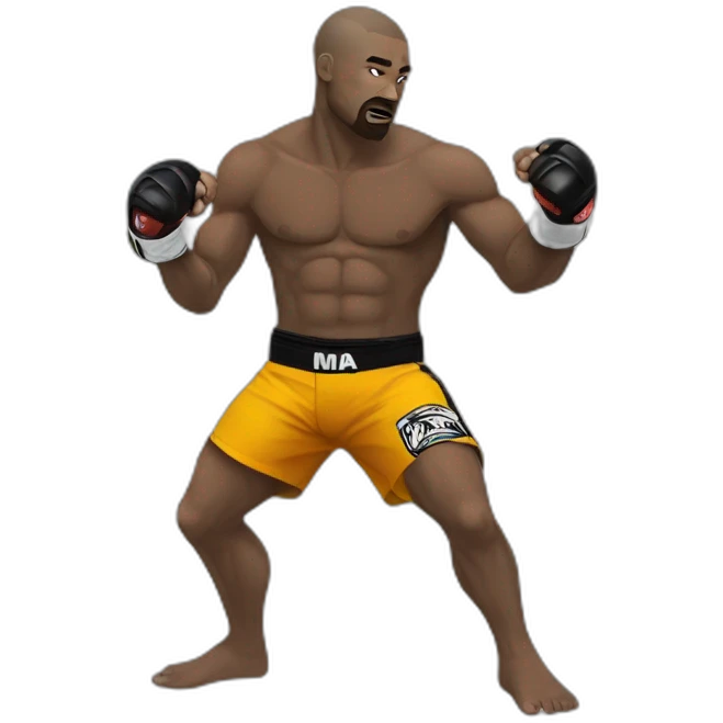 mma fighting emoji