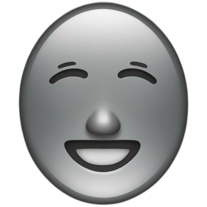 Black oval emoji