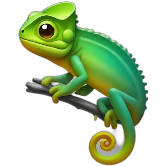 chrome logo chameleon emoji