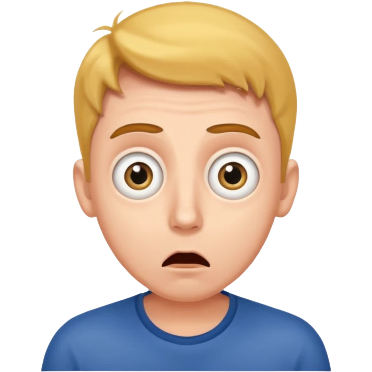 удивленный мужчина  emoji