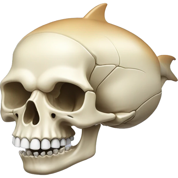 Shark chondrocranium skull emoji