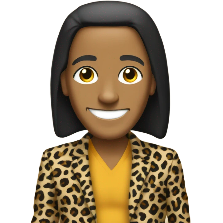 Obama wearing a cheetah spandex suit  emoji