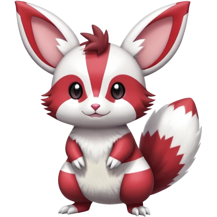Shiny Furret-Minccino-Zangoose-Hybrid (Full body) emoji