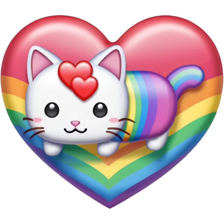 heart nyan cat emoji