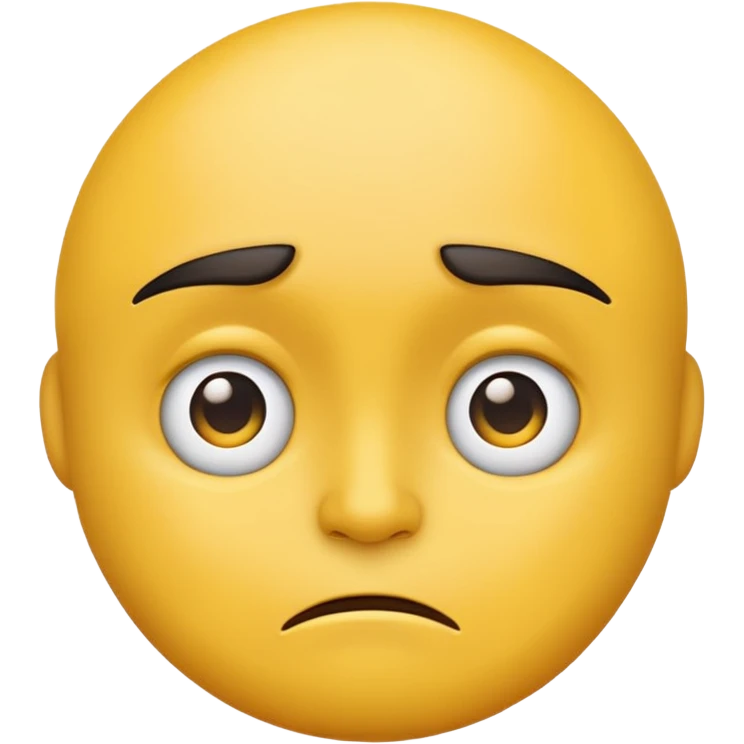 Traditional emoji with annoyed side eye emoji