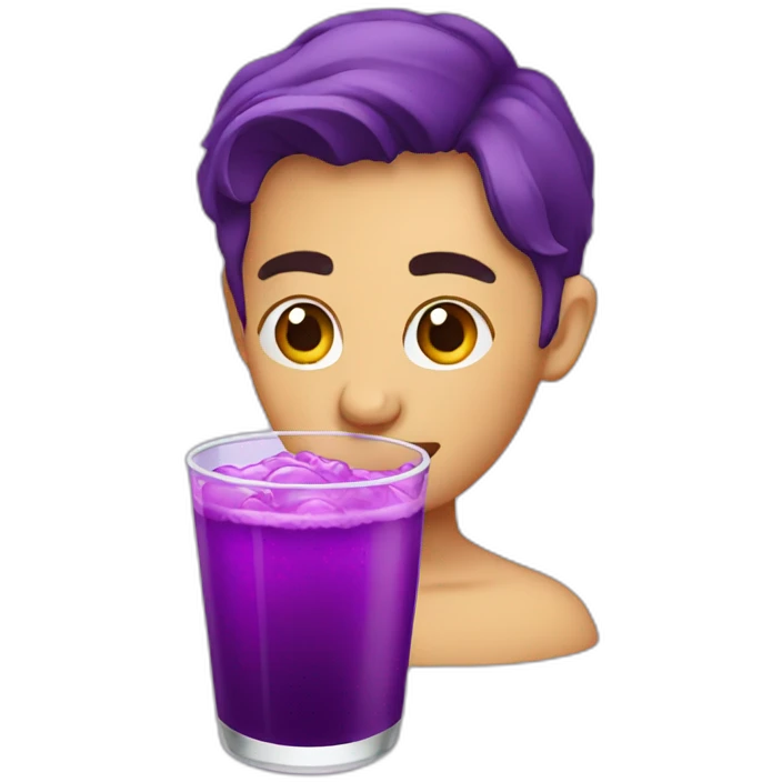 purple drink emoji