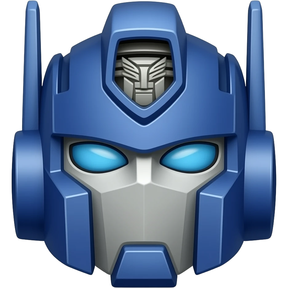 Bay version of Optimus prime emoji