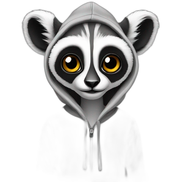 lemur-hoodie emoji