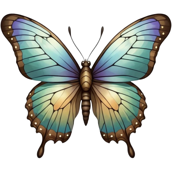 dead cracked butterfly emoji