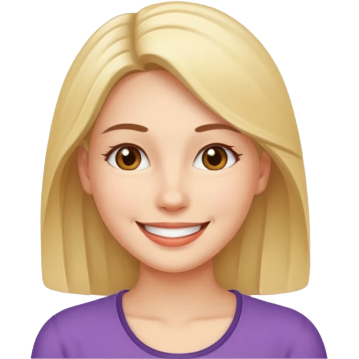 Feeling relaxed and happy at office for woman with a smile on face and with a calm attitude  emoji
