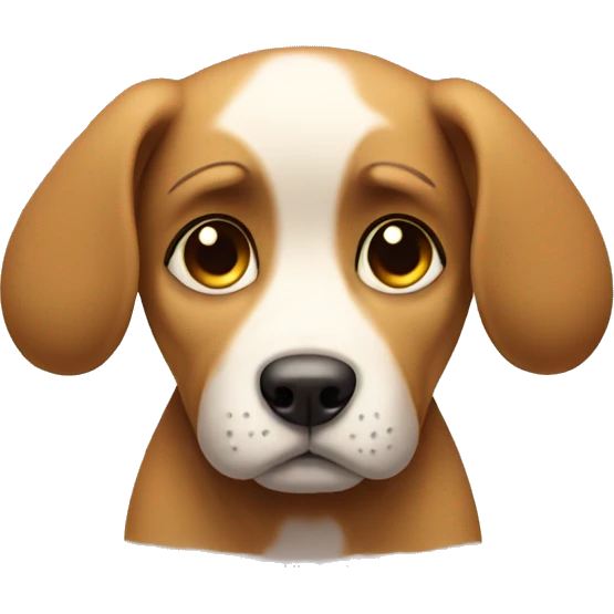 sad puppy emoji
