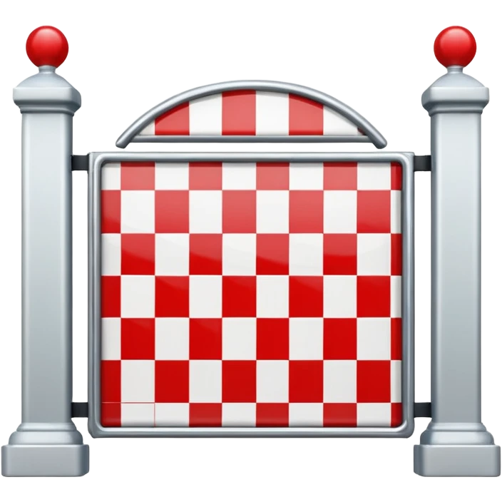 a race finish gate emoji