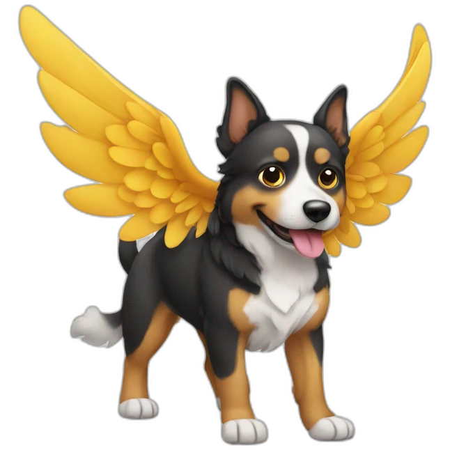 Dog with wings emoji