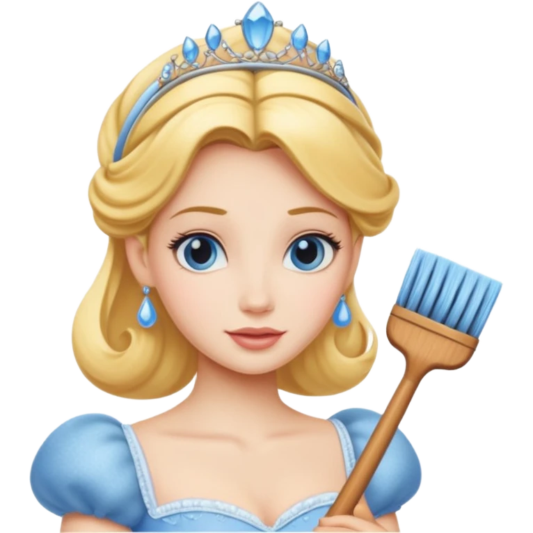 Cinderella cleaning emoji