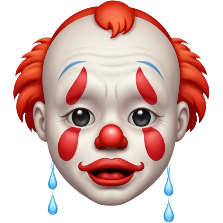 crying clown emoji