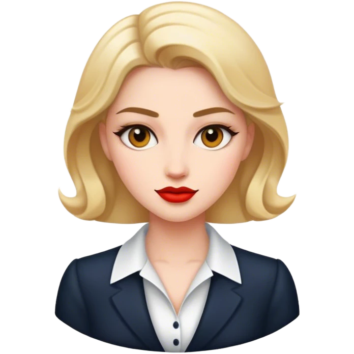 portrait of a well-dressed woman emoji