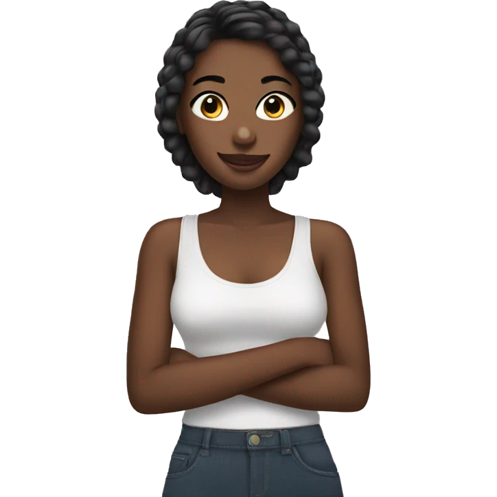 Girl with nails emoji