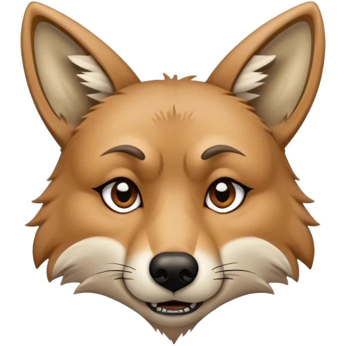 Sad crying Coyote  emoji