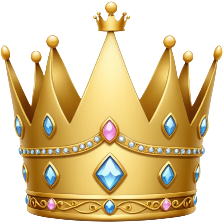 delicate princess crown emoji