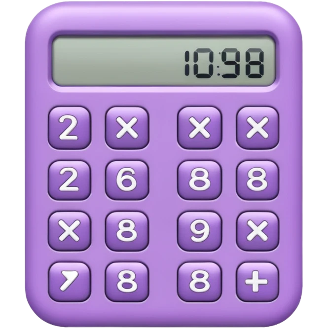 LILAC CALCULATOR emoji