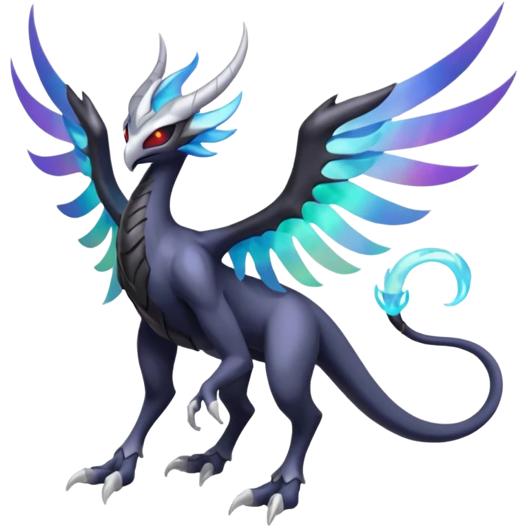 Lunala-Darkrai-Zekrom-Fakémon-hybrid-creature (full body)  emoji